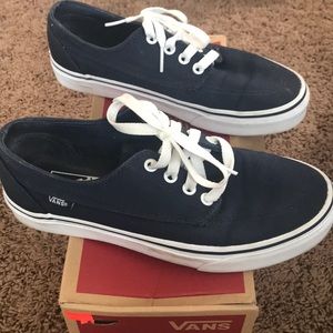Vans Shoes - Women’s size 7 Vans Navy Blue Vans Shoes - Women’s size 7 Vans Navy Blue